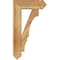 Ekena Millwork Balboa Arts & Crafts Rough Sawn Bracket, Western Red Cedar, 4"W x 16"D x 28"H BKT04X16X28BOA03RWR - alternate 3